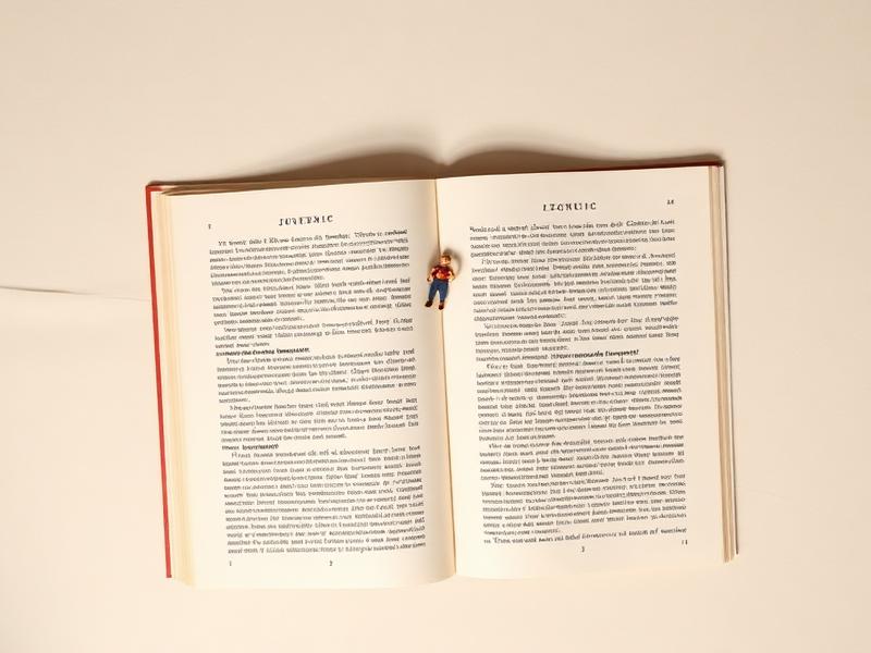 An open journal issue lying flat